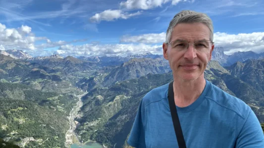 Midday at Tissi with view of Alleghe