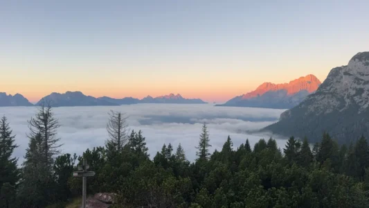 Sunrise at Bruto Carestiato hut