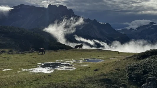 Early Morning before descending to Pederü