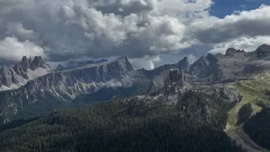 Cinque Torri from Tofana di Rozes