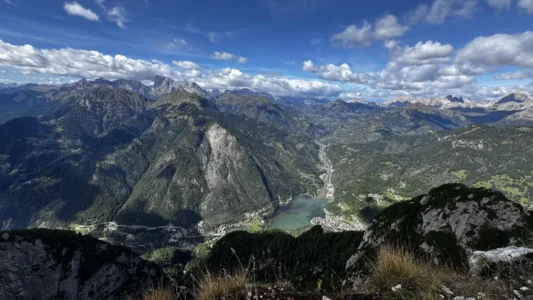 Alleghe from Rifugio Tissi
