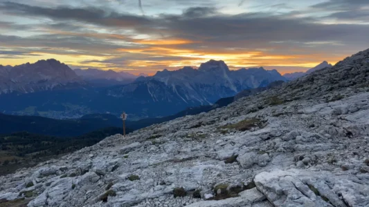 Sunrise near Nuvolau